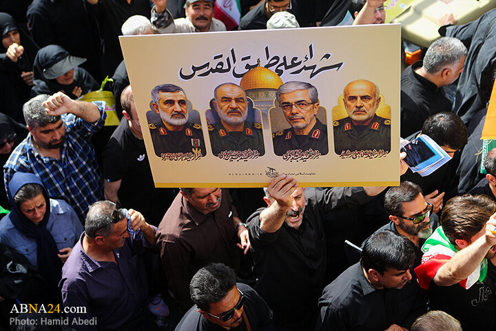 تقرير مصور/ عدسة وكالة "أبنا" توثق مراسم التشييع لشهداء الاقتدار في العاصمة الإيرانية - 3