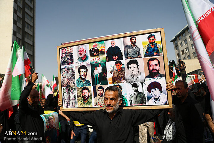 تقرير مصور/ عدسة وكالة "أبنا" توثق مراسم التشييع لشهداء الاقتدار في العاصمة الإيرانية - 3