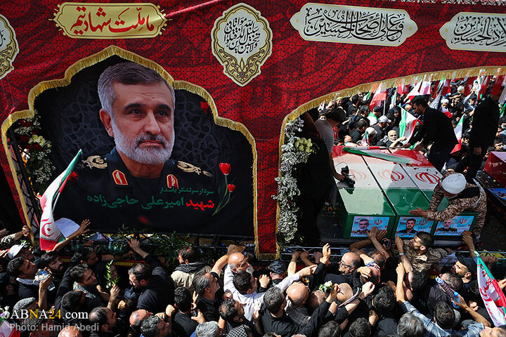 تقرير مصور/ عدسة وكالة "أبنا" توثق مراسم التشييع لشهداء الاقتدار في العاصمة الإيرانية - 3