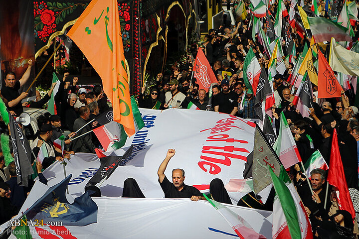 تقرير مصور/ عدسة وكالة "أبنا" توثق مراسم التشييع لشهداء الاقتدار في العاصمة الإيرانية - 3