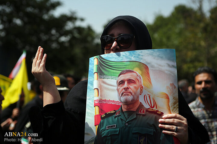 تقرير مصور/ عدسة وكالة "أبنا" توثق مراسم التشييع لشهداء الاقتدار في العاصمة الإيرانية - 3