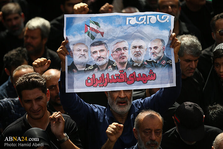 تقرير مصور/ عدسة وكالة "أبنا" توثق مراسم التشييع لشهداء الاقتدار في العاصمة الإيرانية - 3