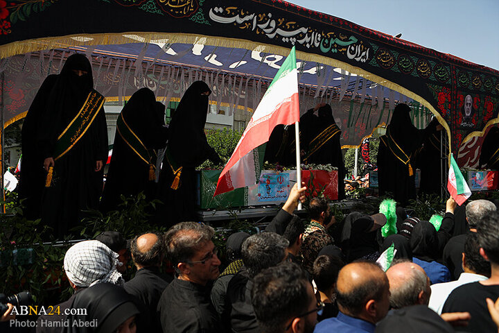 تقرير مصور/ عدسة وكالة "أبنا" توثق مراسم التشييع لشهداء الاقتدار في العاصمة الإيرانية - 3