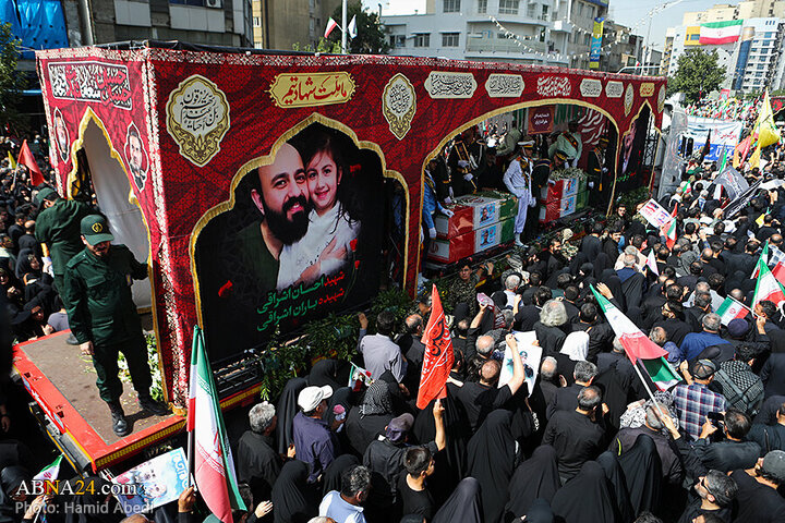 تقرير مصور/ عدسة وكالة "أبنا" توثق مراسم التشييع لشهداء الاقتدار في العاصمة الإيرانية - 3