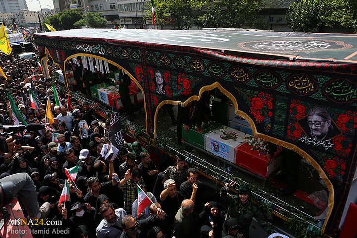 تقرير مصور/ عدسة وكالة "أبنا" توثق مراسم التشييع لشهداء الاقتدار في العاصمة الإيرانية - 3