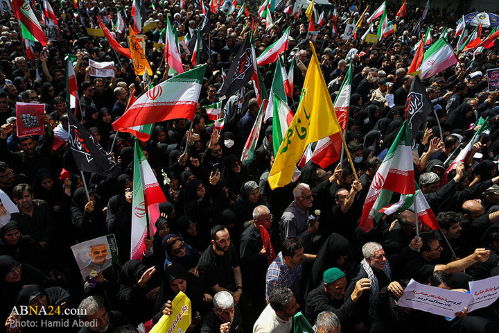 تقرير مصور/ عدسة وكالة "أبنا" توثق مراسم التشييع لشهداء الاقتدار في العاصمة الإيرانية - 3