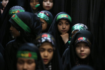 گزارش تصویری | عزاداری دختران فاطمی برای حضرت رقیه(س)