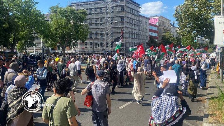 Photos: Pro-Palestinian rally held in Berlin, Germany