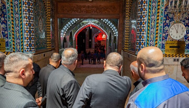 تقرير مصور/ استعدادات في الصحن الحسيني الشريف لاستقبال المواكب الحسينية