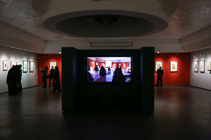 گزارش تصویری | نمایشگاه خوشنویسی «گلاب اشک»