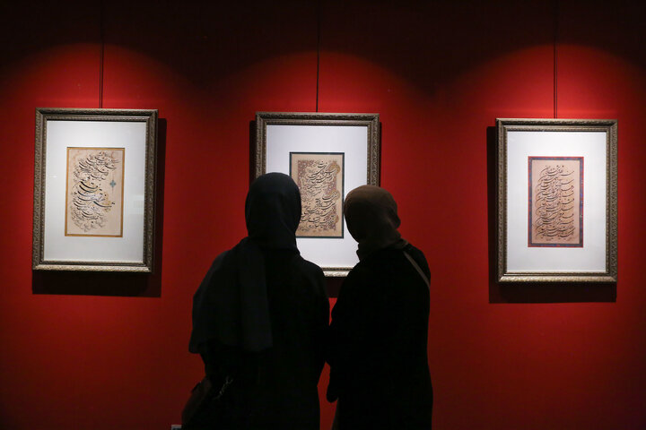 گزارش تصویری | نمایشگاه خوشنویسی «گلاب اشک»