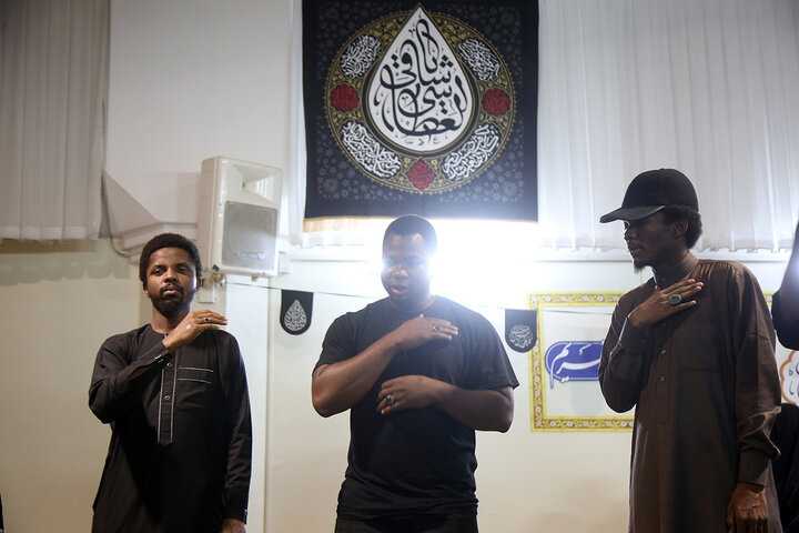 Photos: Muharram mourning ceremony of Nigerians living in Qom held at Hazrat Masoumeh holy shrine
