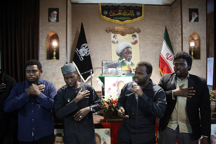 Photos: Muharram mourning ceremony of Nigerians living in Qom held at Hazrat Masoumeh holy shrine