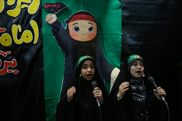 گزارش تصویری  | عزاداری نیجریه‌ای‌ها در حرم مطهر بانوی کرامت