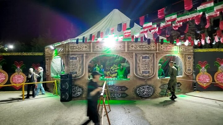 برپایی موکب فرهنگی‌ـ‌هنری «حسینیه دلها» در بام تهران همزمان با دهه اول محرم + عکس