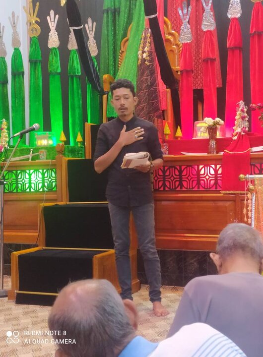 ပြည် မြို့ မဂို ရှီအဟ် မတ်စ်ဂျစ်ဒ်  ၌ မုဟရမ်လ ၁ရက် ၊၂ရက်၊ ၃ရက်  နှင့် ၄ ရက်ညများ တွင် အေမာမ် ဟိုစိုင်န်း(အ.စ) အတွက် အဇါဒါရီ ပြုလုပ် ။ ။ Photos