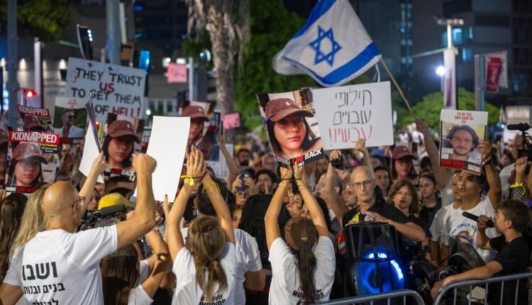 Families of Israeli hostages call for Gaza ceasefire