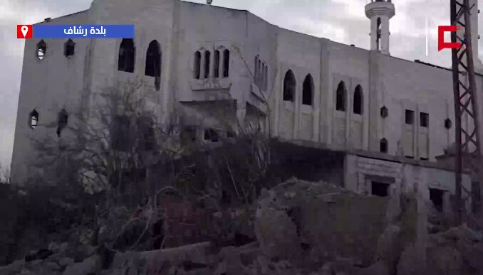 روایتی از برپایی مجالس حسینی در کنار حسینیه‌ها و مساجد ویران شده جنوب لبنان + عکس