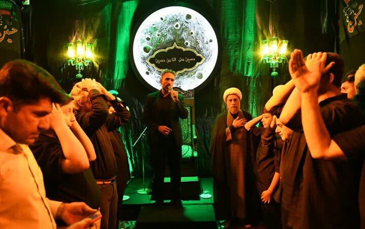 تصاویر| حضور نماینده ولی فقیه در فارس در جمع عزاداران هیئات مختلف شیراز