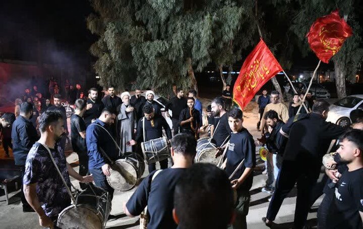 تصاویر| حضور نماینده ولی فقیه در فارس در جمع عزاداران هیئات مختلف شیراز