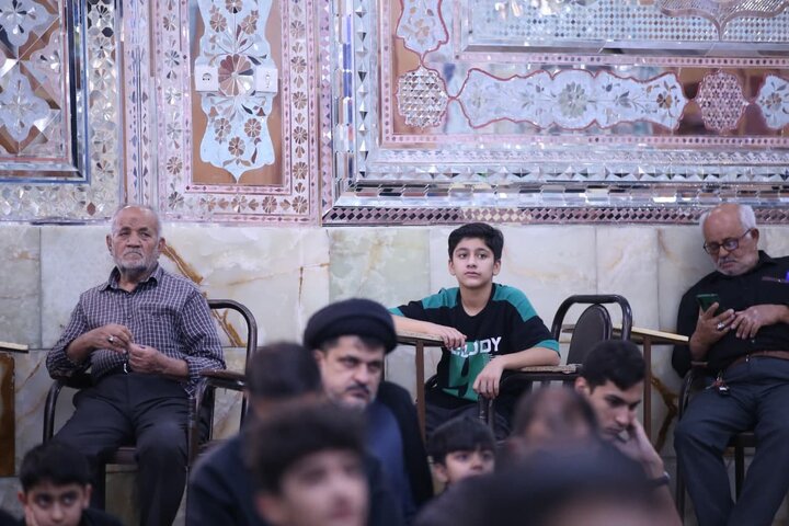 تصاویر| مراسم عزاداری شب پنجم محرم در آستان مقدس سیدعلاالدین حسین(ع)