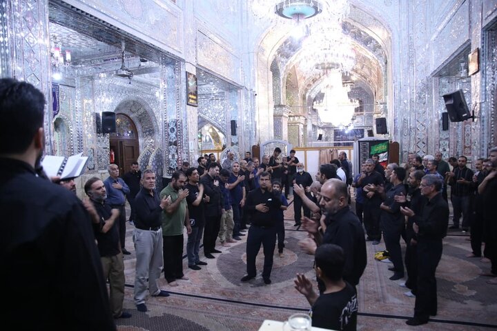 تصاویر| مراسم عزاداری شب پنجم محرم در آستان مقدس سیدعلاالدین حسین(ع)