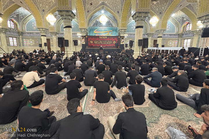 تقرير مصور/ مجلس عزاء حسيني في مسجد الإمام العسكري بمدينة قم
