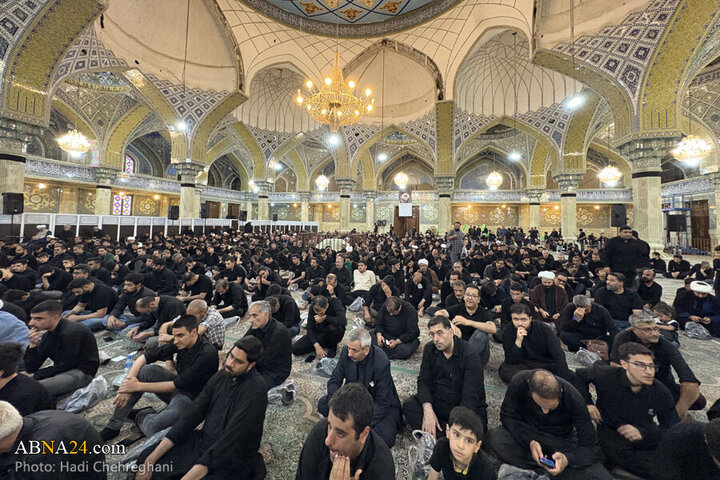 تقرير مصور/ مجلس عزاء حسيني في مسجد الإمام العسكري بمدينة قم