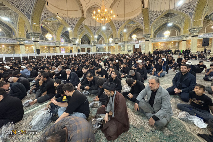 تقرير مصور/ مجلس عزاء حسيني في مسجد الإمام العسكري بمدينة قم