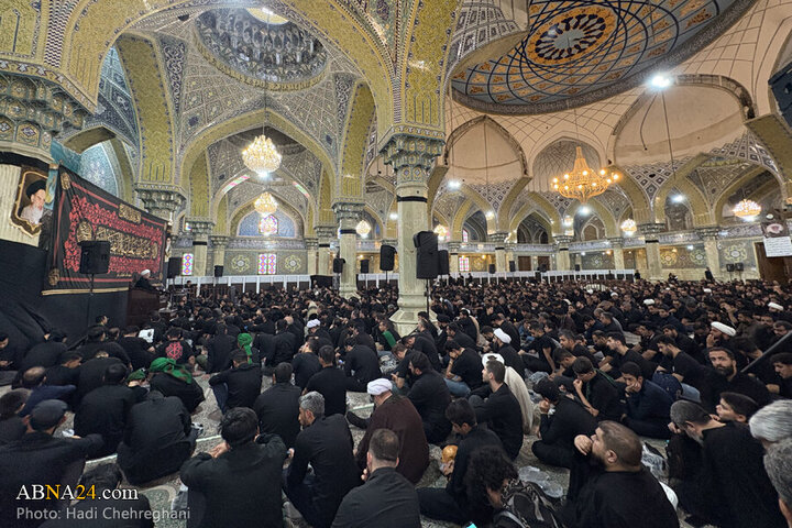 تقرير مصور/ مجلس عزاء حسيني في مسجد الإمام العسكري بمدينة قم