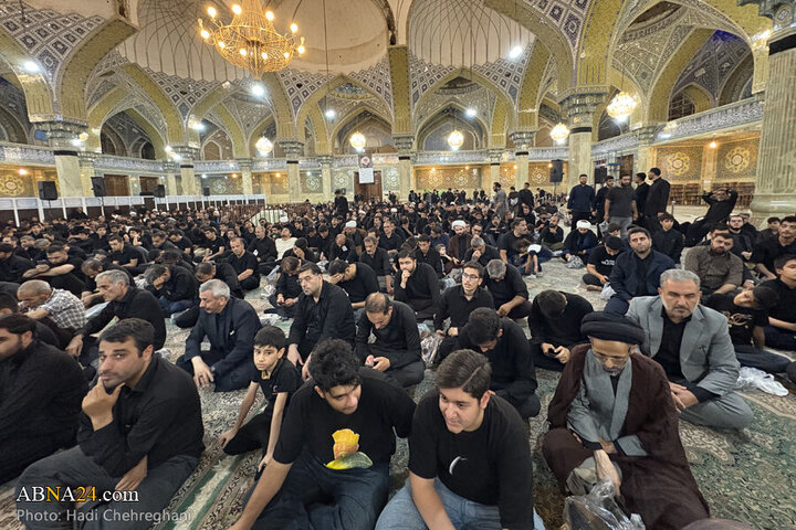 تقرير مصور/ مجلس عزاء حسيني في مسجد الإمام العسكري بمدينة قم
