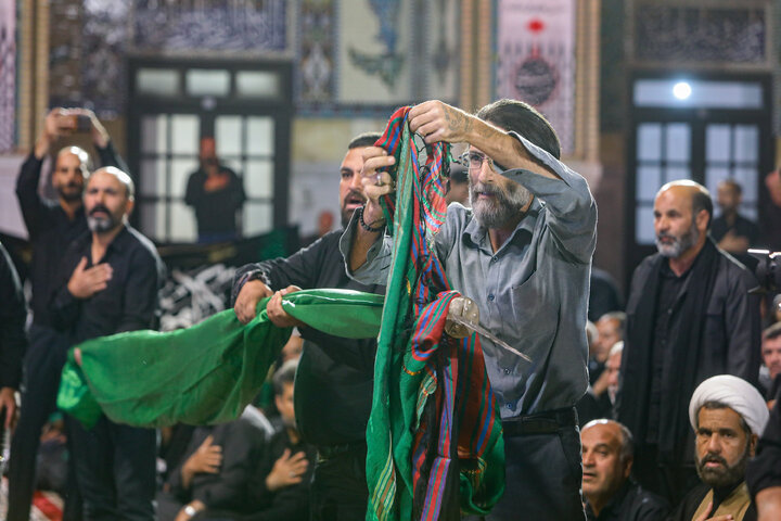 گزارش تصویری | عزاداری هیئات مذهبی خراسان جنوبی در حسینیه حرم