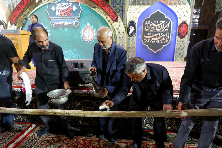 گزارش تصویری | عزاداری هیئات مذهبی خراسان جنوبی در حسینیه حرم