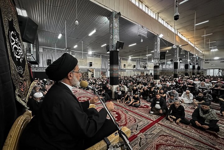 مراسم عزاداری دهه اول ماه محرم در حرم مطهر حضرت زینب(س)