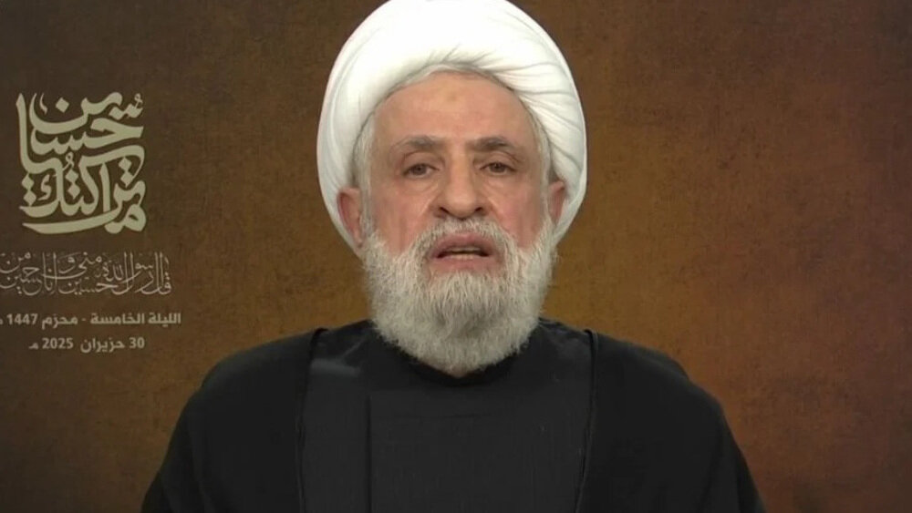 Hezbollah chief vows never to surrender to US and Israel