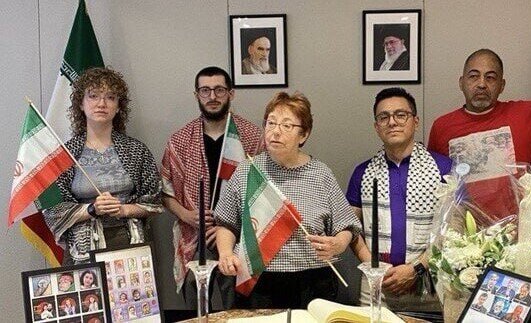 ادای احترام یهودیان ضد صهیونیسم به شهدای حملات اسرائیل به ایران