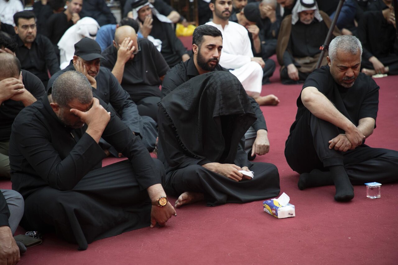 العتبة العباسية المقدسة تقيم مجلس عزاء في صحن مرقد أبي الفضل العباس (ع)