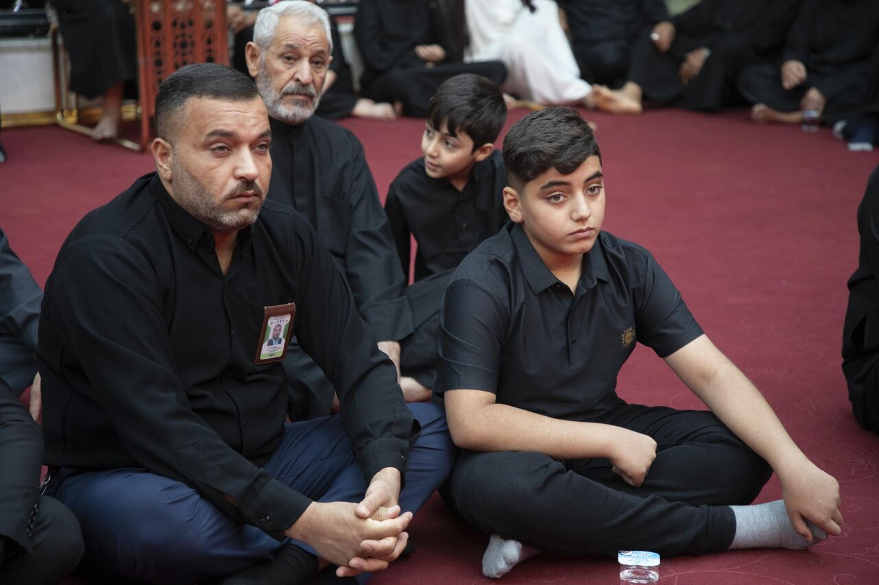 العتبة العباسية المقدسة تقيم مجلس عزاء في صحن مرقد أبي الفضل العباس (ع)