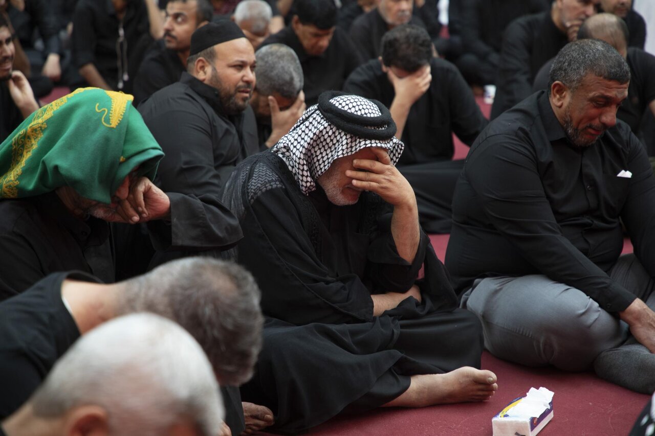 العتبة العباسية المقدسة تقيم مجلس عزاء في صحن مرقد أبي الفضل العباس (ع)