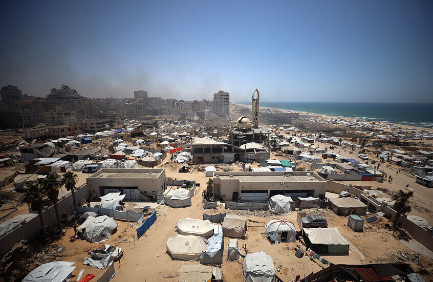 مقتل 15 شخصا بقصف إسرائيلي استهدف استراحة على شاطئ بحر مدينة غزة