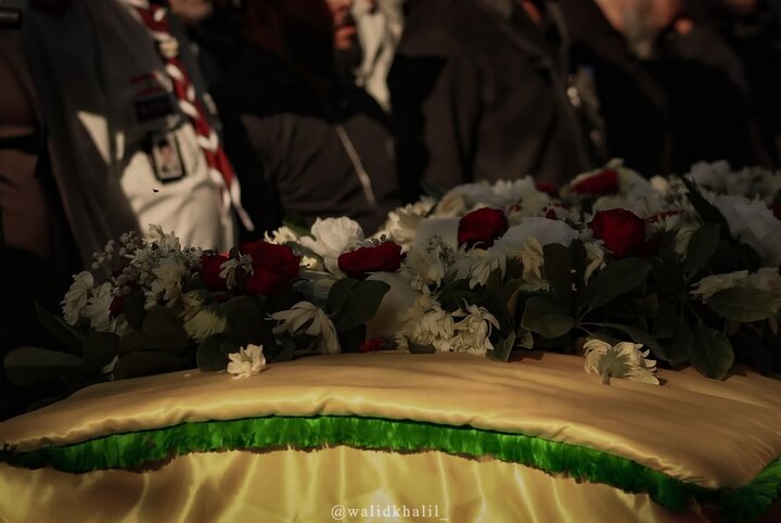 تشییع پیکر حسن محمد حمودي جمعة