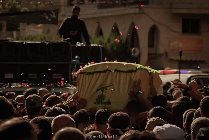 تشییع پیکر حسن محمد حمودي جمعة