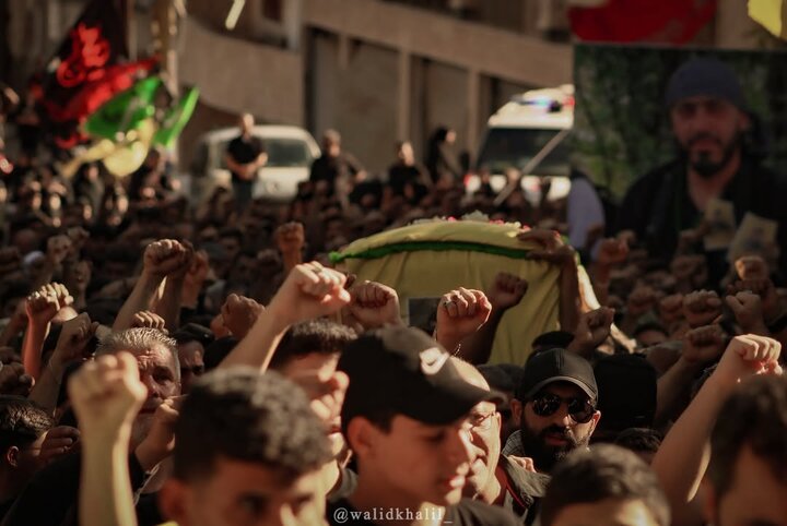 تشییع پیکر حسن محمد حمودي جمعة