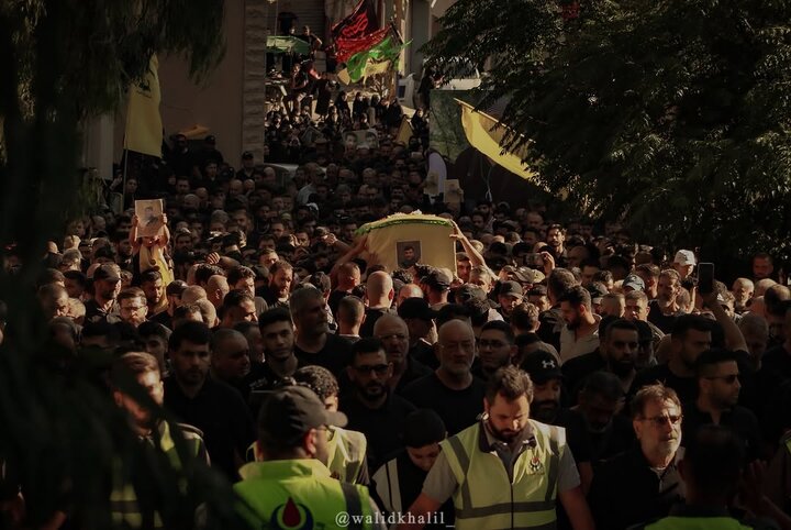 تشییع پیکر حسن محمد حمودي جمعة