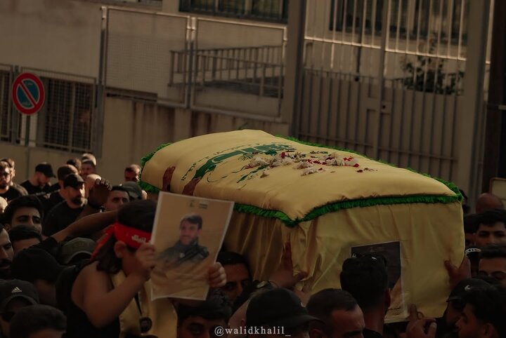 تشییع پیکر حسن محمد حمودي جمعة