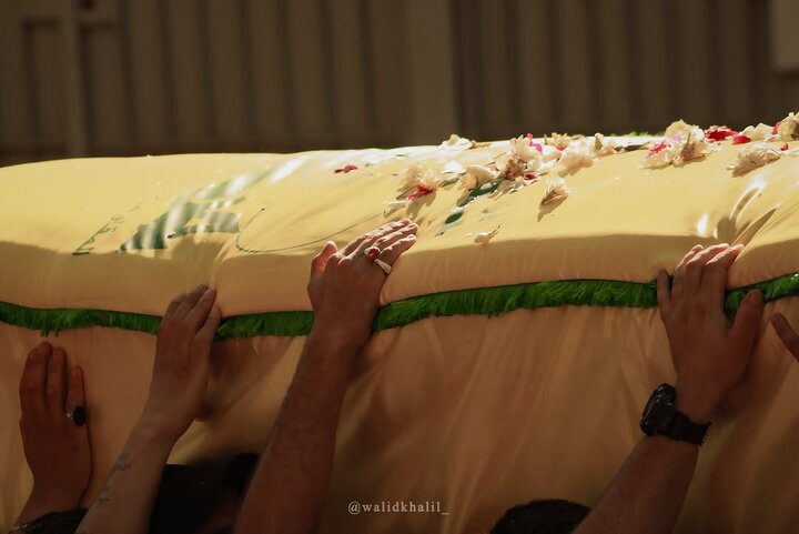 تشییع پیکر حسن محمد حمودي جمعة