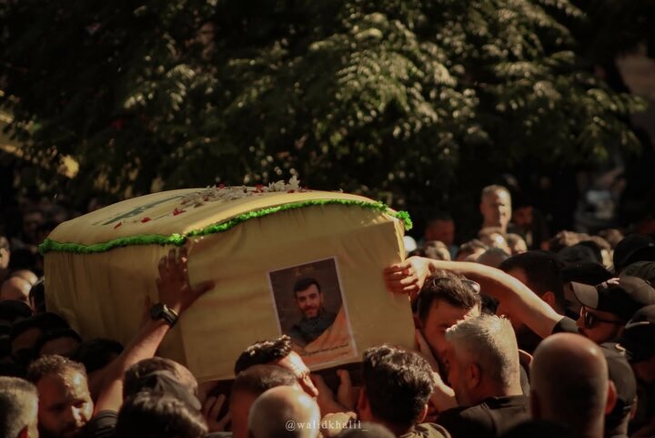 تشییع پیکر حسن محمد حمودي جمعة