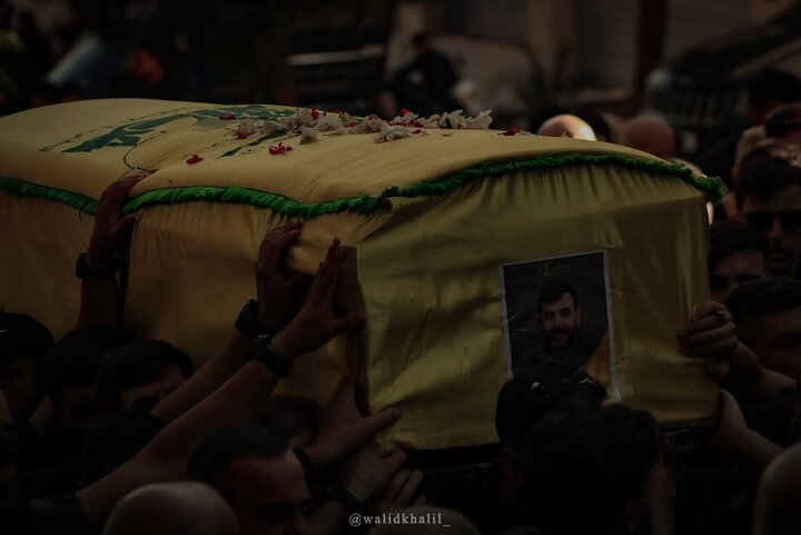 تشییع پیکر حسن محمد حمودي جمعة