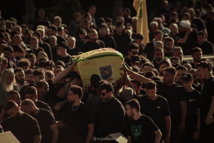 تشییع پیکر حسن محمد حمودي جمعة