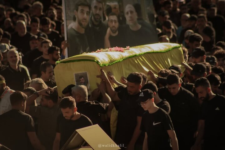 تشییع پیکر حسن محمد حمودي جمعة